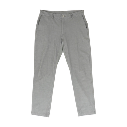 Gray Striped Regular Pants