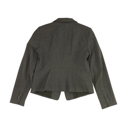 Gray Solid Blazer
