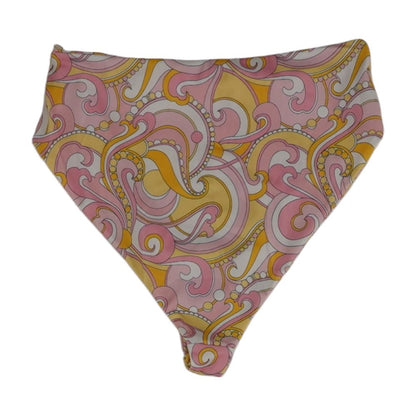 Pink Geometric Swim Bottom