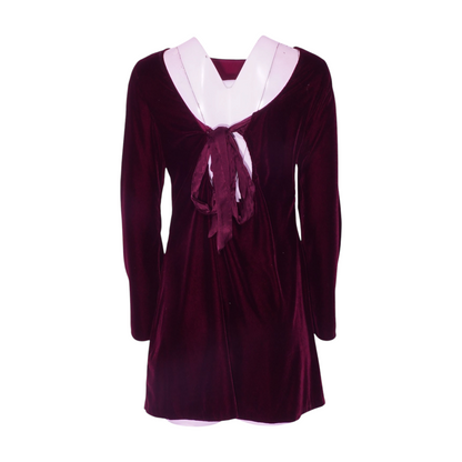 Burgundy Mini Dress