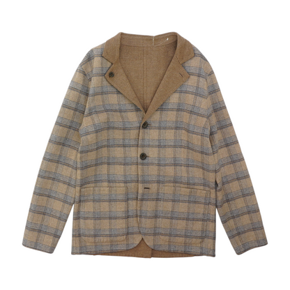Brown Plaid Jacket