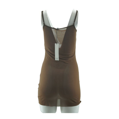 Brown Mini Dress