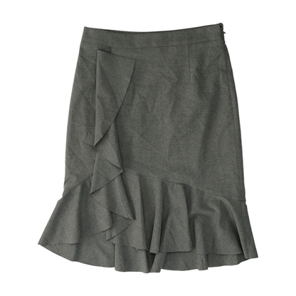 Gray Midi Skirt