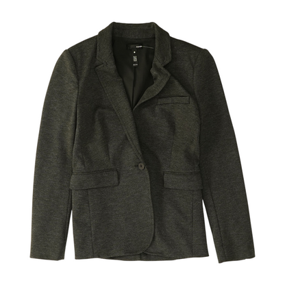 Gray Solid Blazer