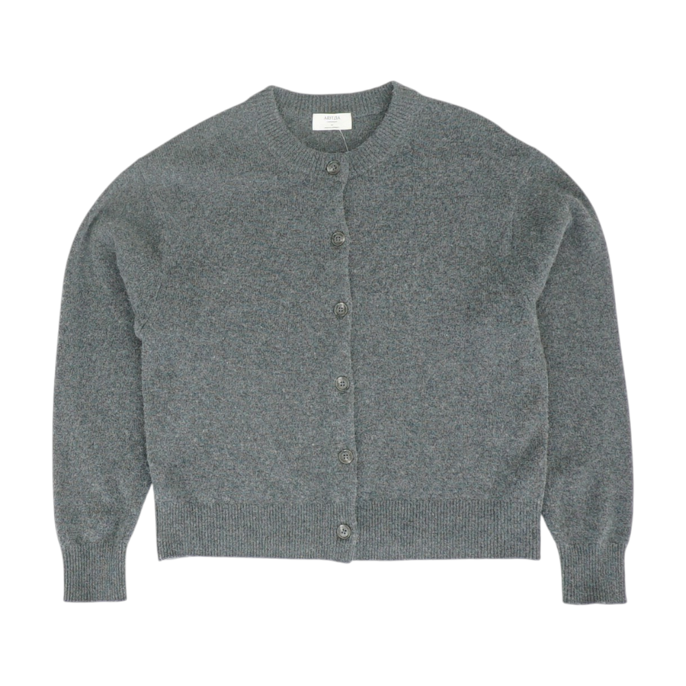 Gray Cardigan Sweater