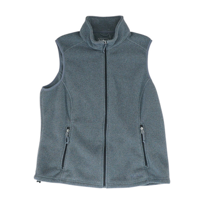 Gray Solid Casual Vest