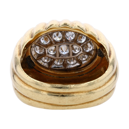 3/8 ctw 18K Yellow Gold Diamond Fashion Ring