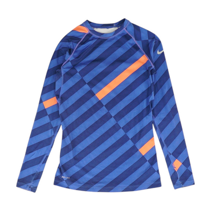 Navy Striped Active T-Shirt