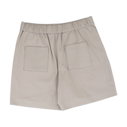 Gray Solid Chino Shorts