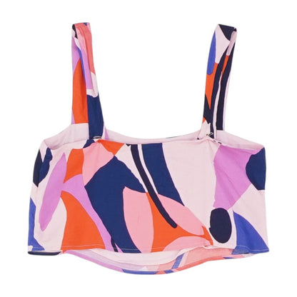 Multi Graphic Sleeveless Blouse