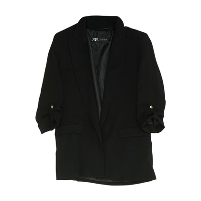 Black Solid Blazer