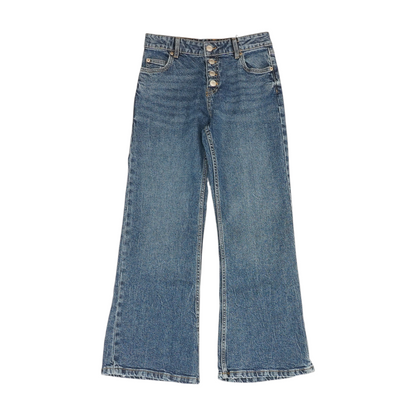 Blue Solid Jeans