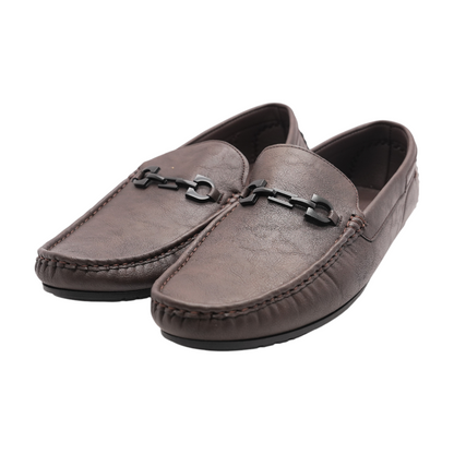 Brown Slip-On Dress Shoes
