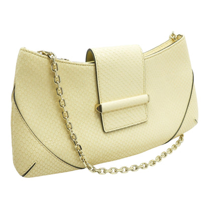 Bar Slim Snakeskin Embossed Leather Clutch