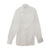 White Solid Long Sleeve Button Down