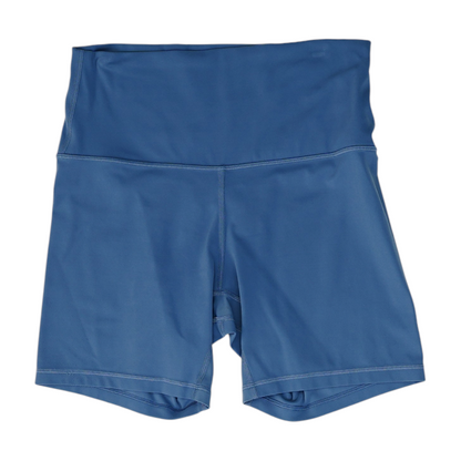 Blue Solid Active Shorts
