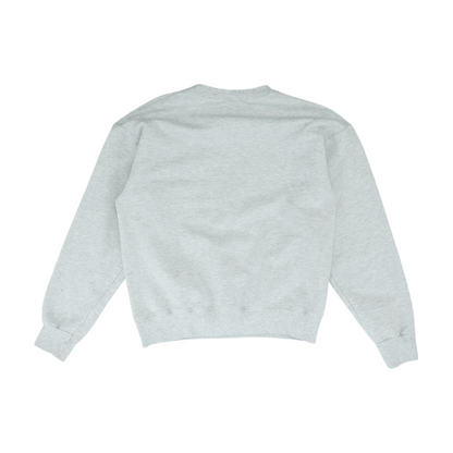 Gray Solid Sweatshirt Pullover