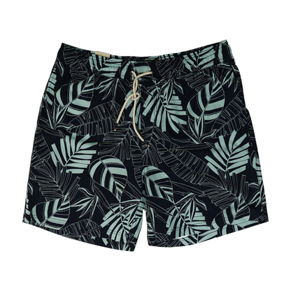 Navy Tropical Swim Bottom