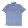 Blue Striped Short Sleeve Polo