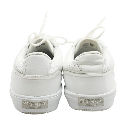 White Low-Top Athletic Shoes