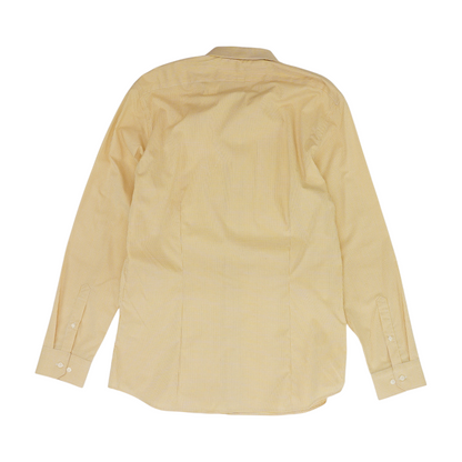 Yellow Tall Check Long Sleeve Button Down