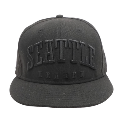 Black Seattle Kraken Ballcap