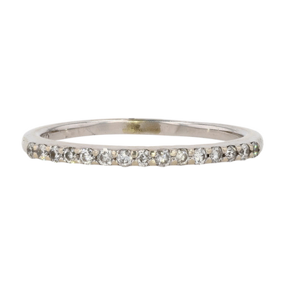 1/5 ctw 14K White Gold Diamond Band Ring