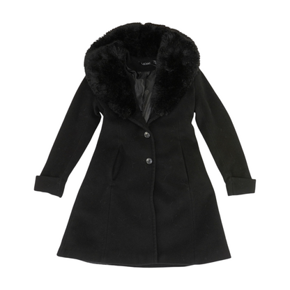 Black Petite Solid Coat