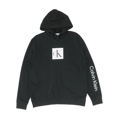 Black Solid Hoodie Pullover
