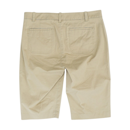 Khaki Solid Chino Shorts