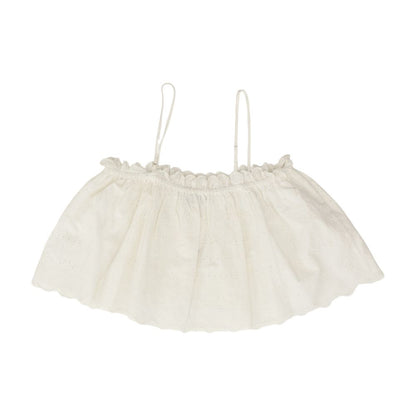 White Solid Short Sleeve Blouse