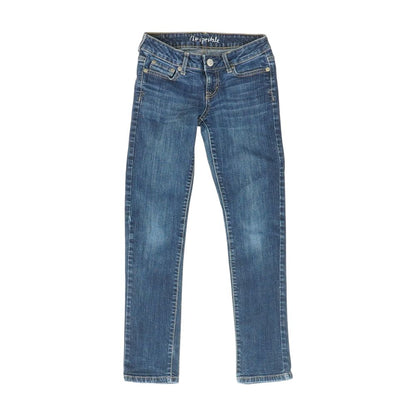 Blue Low Rise Skinny Leg Jeans
