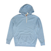 Blue Solid Hoodie Pullover
