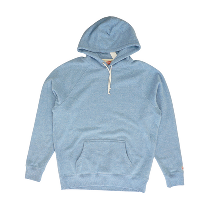 Blue Solid Hoodie Pullover