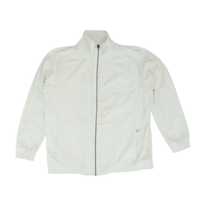White Solid Active Jacket
