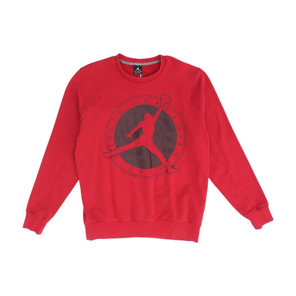 Red Graphic Sweatshirt Pullover