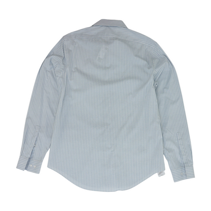 Blue Plaid Long Sleeve Button Down