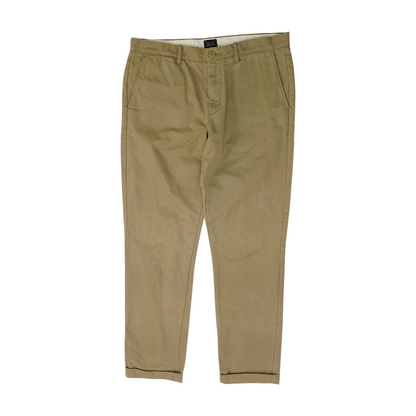 Khaki Straight Pants