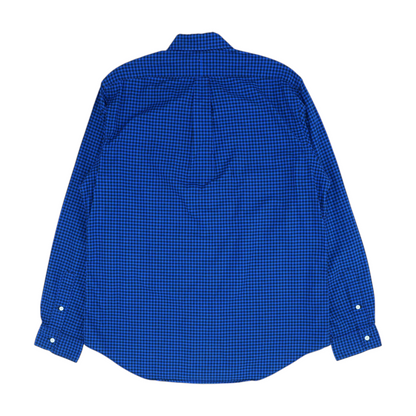 Blue Check Long Sleeve Button Down