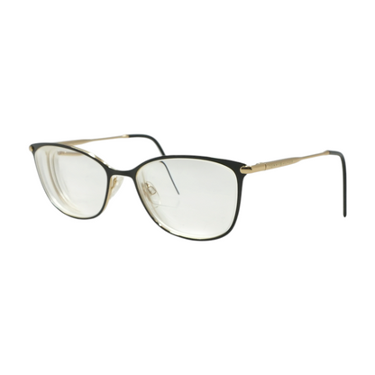 Black TH 1837 Oval Prescription Eyewear