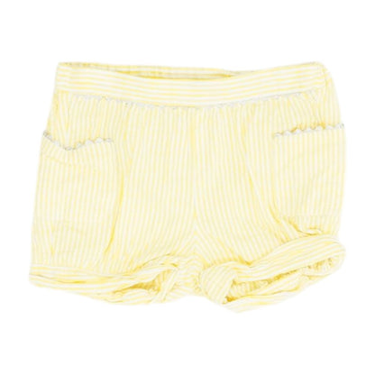Yellow Striped Shorts