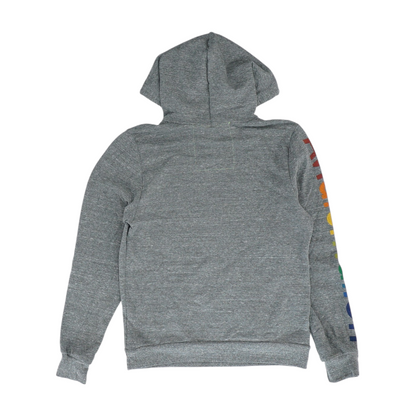 Gray Solid Hoodie Pullover