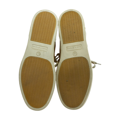 Mustard Lace-Up Casual Shoes