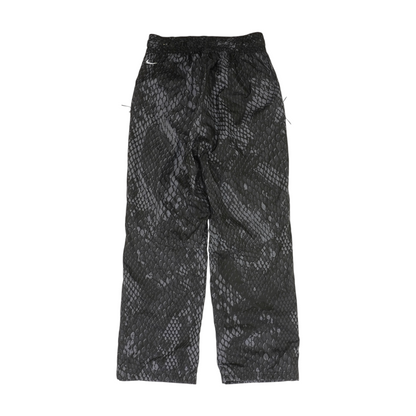 Gray Abstract Regular Pants