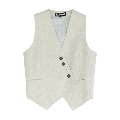 Beige Button Down