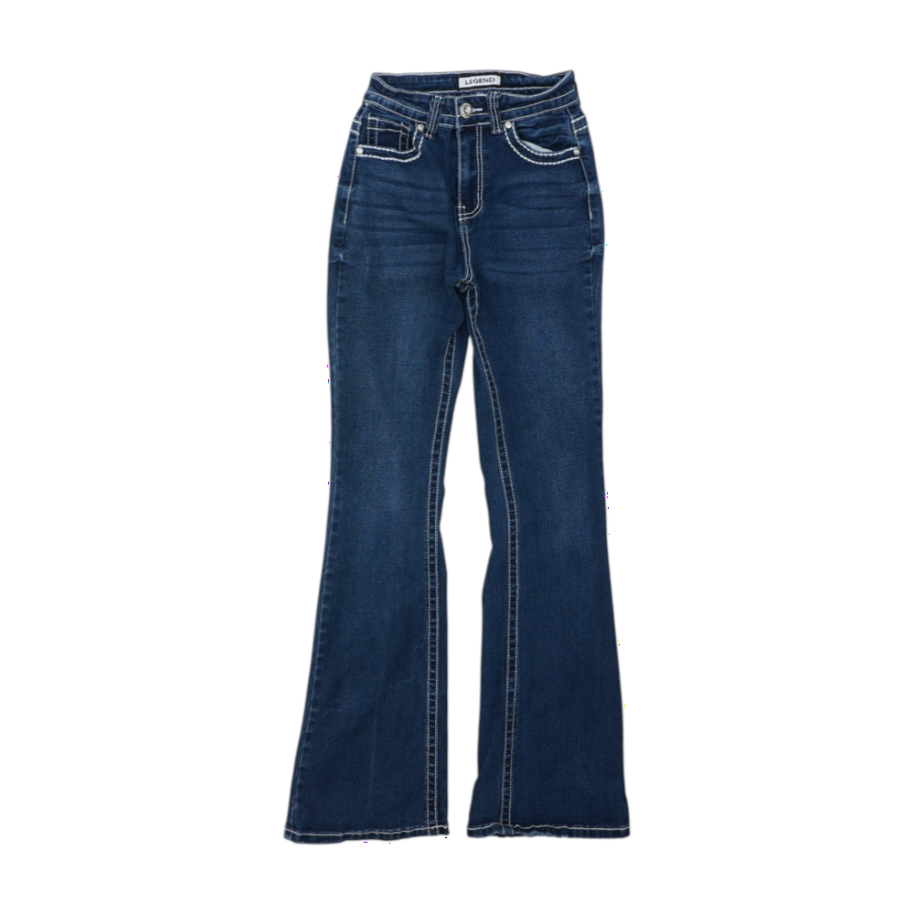 Blue Bootcut Jeans