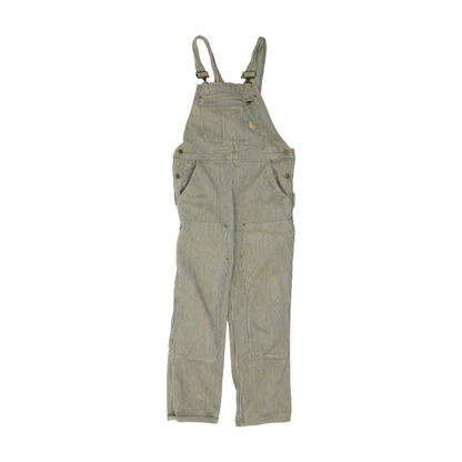Blue Striped Regular Overalls