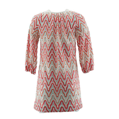 Multi Graphic Midi Dress