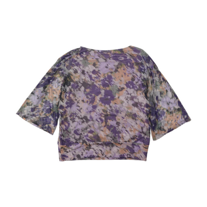 Purple Tie-Dye Blouse