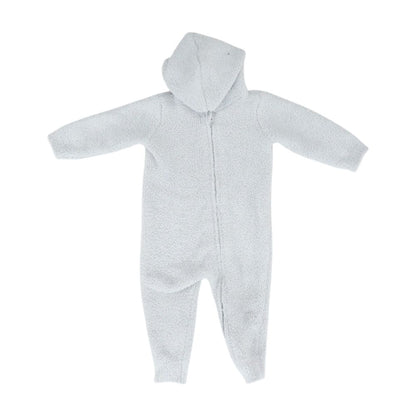 Gray Long Sleeve One-Piece